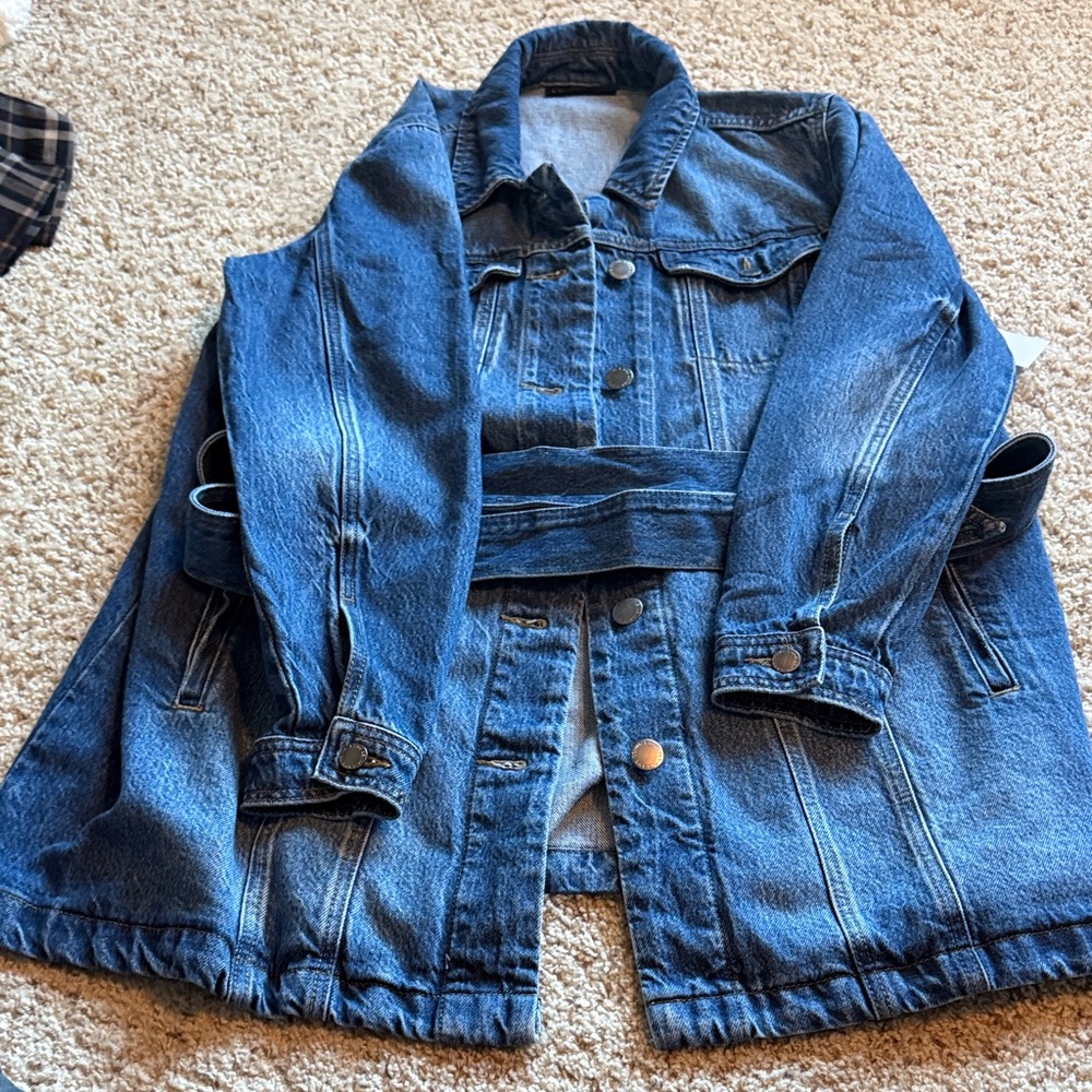 Lane Bryant denim coat size 14